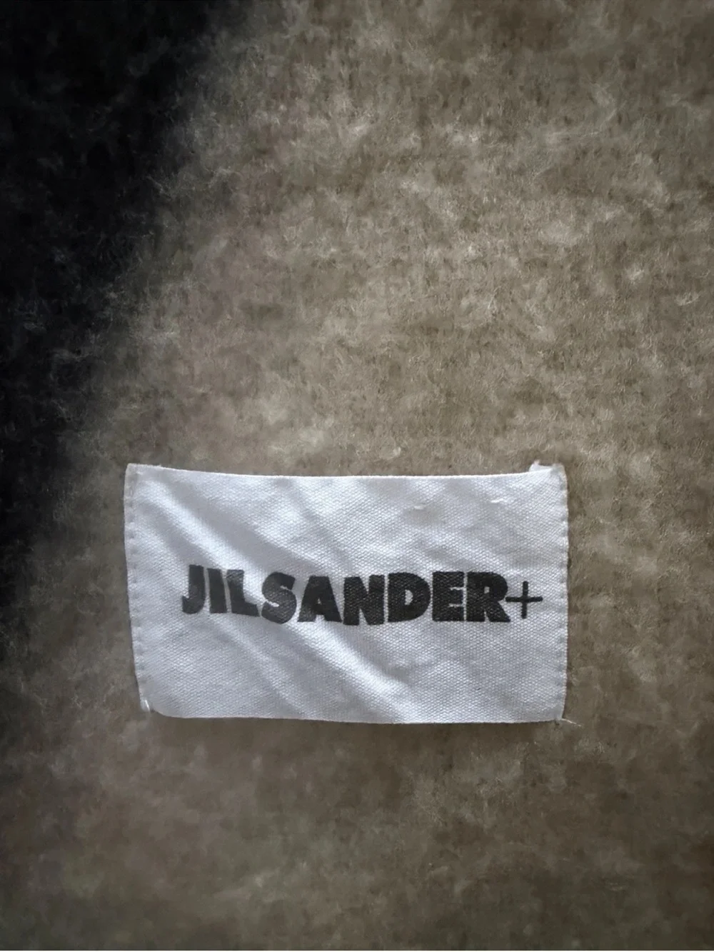 Jil Sander +Y2K Era Vintage Oversized Geometric Wool Blend Scar X long 82”x 15”
